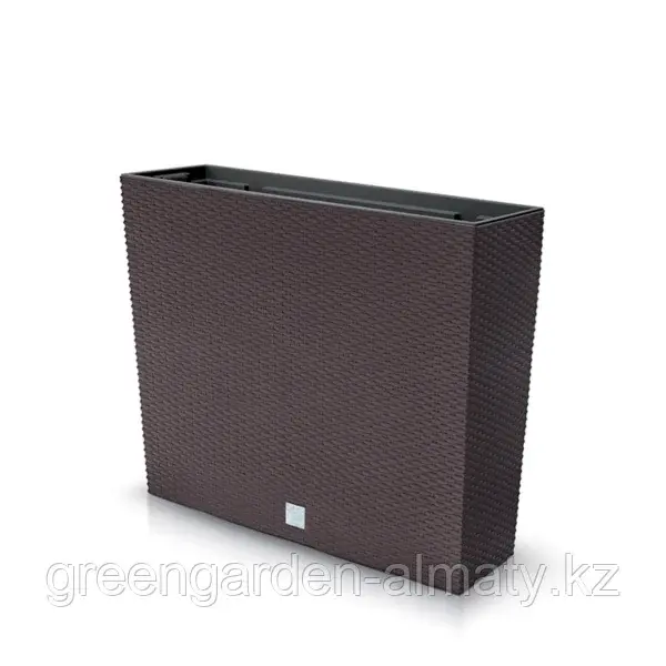 Горшок балконный плетенный c внутренней вставкой Rato CASE DRC600T | Prosperplast Шоколад Код: DRC600T-440U