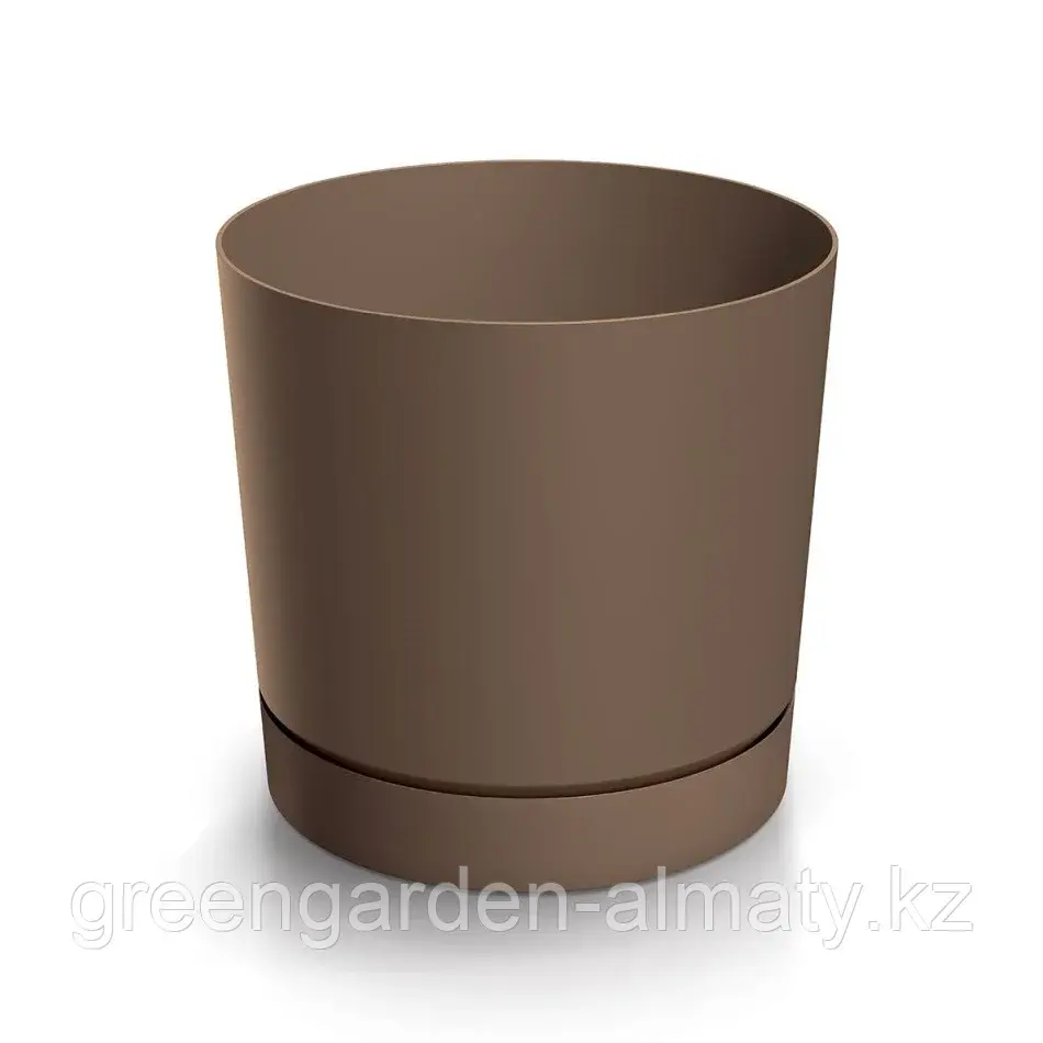 Горшок с поддоном Tubo P DPOP300 | Prosperplast Деревенский кирпич Код: DPOP300-brick