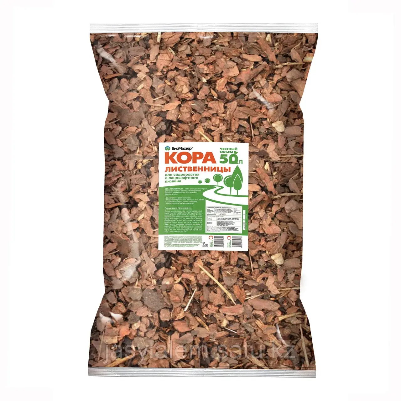 Кора лиственницы крупная фракция 60 л