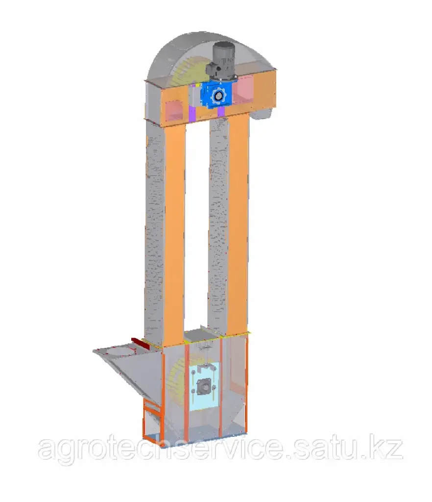 Нория оцинкованная 25 тонн в час