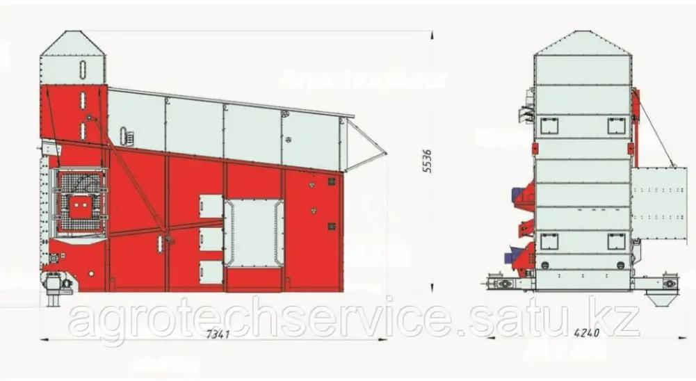 Конвейерная зерносушилка ATM Universal-6