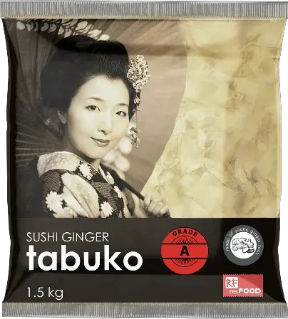 Имбирь Tabuko маринованный белый 1.5 кг Код: АМ0000091