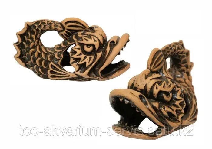 Декорация керамическая хищник 17,5x9x12см