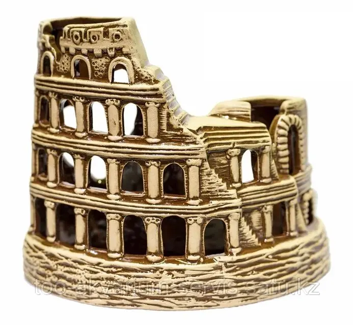 Декорация керамическая колизей 23x10x19см