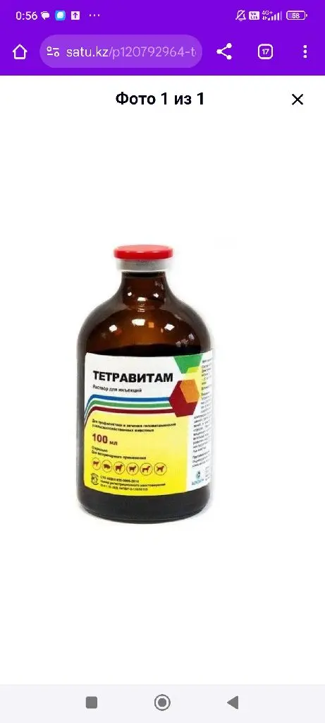 Тетравитам 100 мл ( Асконт + )