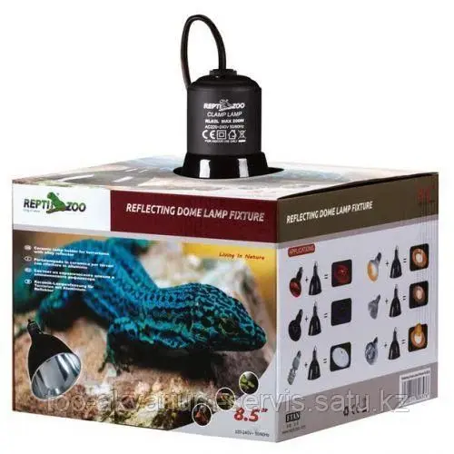Плафон для лампы в террариум рефлекторный Repti-Zoo RL02B 150W