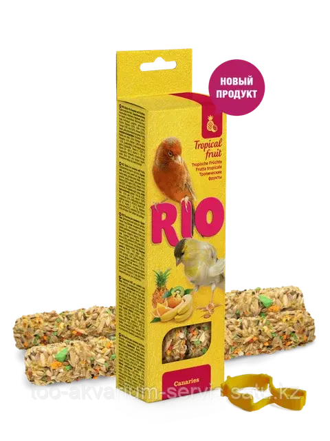 Rio Палочки для канареек с тропическими фруктами, коробка 2х40 г.