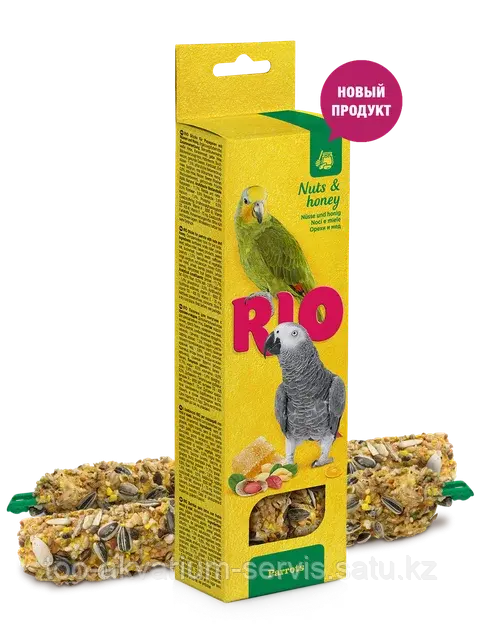 Rio Палочки для попугаев с орехами и медом, коробка 2х90г