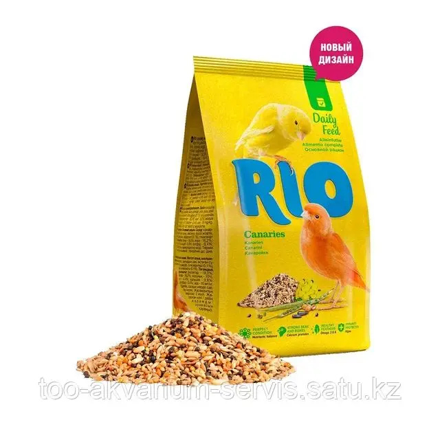 RIO Корм для канареек, основной рацион, пакет 500 гр