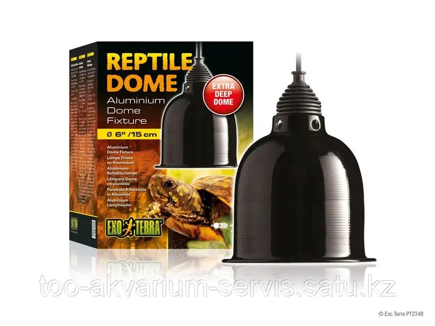 Светильник Reptile Dome с отражателем для ламп до 75 Вт Exo Terra Reptile Dome Small Код: 2348