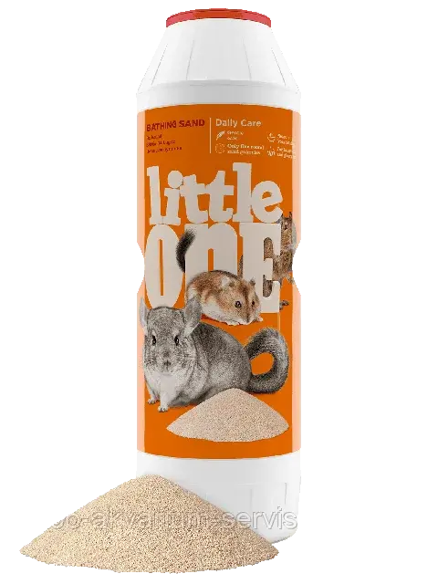 Little One песок д/ купания шиншилл, банка 1 кг
