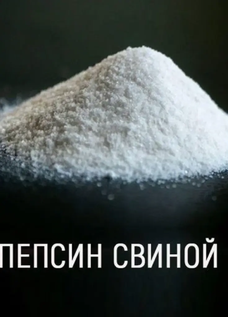 Пепсин пищевой свиной 1 кг