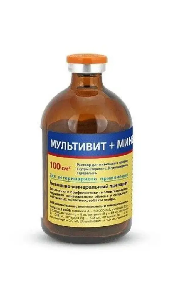 Мультивит + минералы р-р 100мл Асконт +