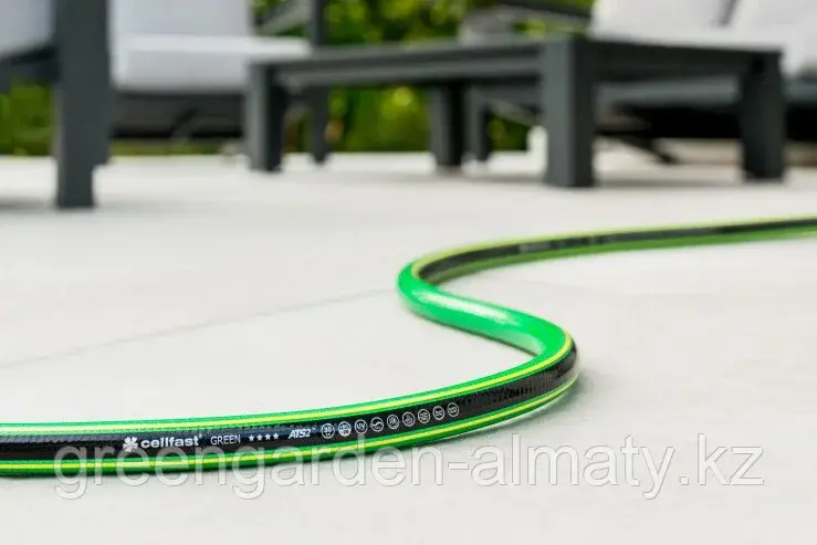 Садовый пятислойный шланг GREEN ATS 15-121 3/4(19мм) 50м | CELLFAST(Польша)