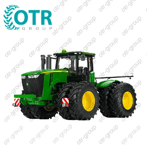 Трактор JohnDeere 9460R со скрепером