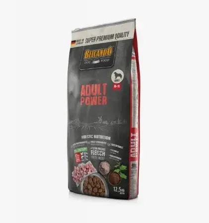Belcando Adult Power для собак средних и крупных пород с повышенным уровнем активности, 12,5 кг Код: 4002633557537