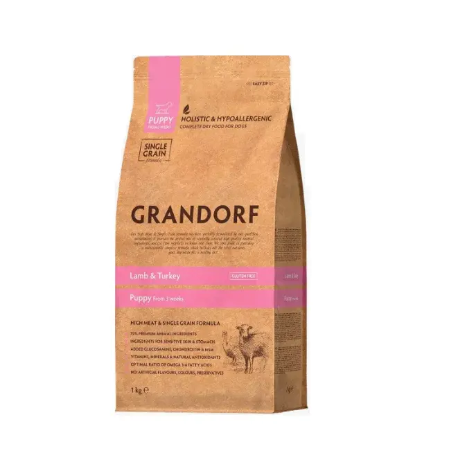 Grandorf Dog Puppy Lamb&Turkey Сухой корм для щенков всех пород, Ягнёнок с Индейкой 1 кг Код: 5407007850853