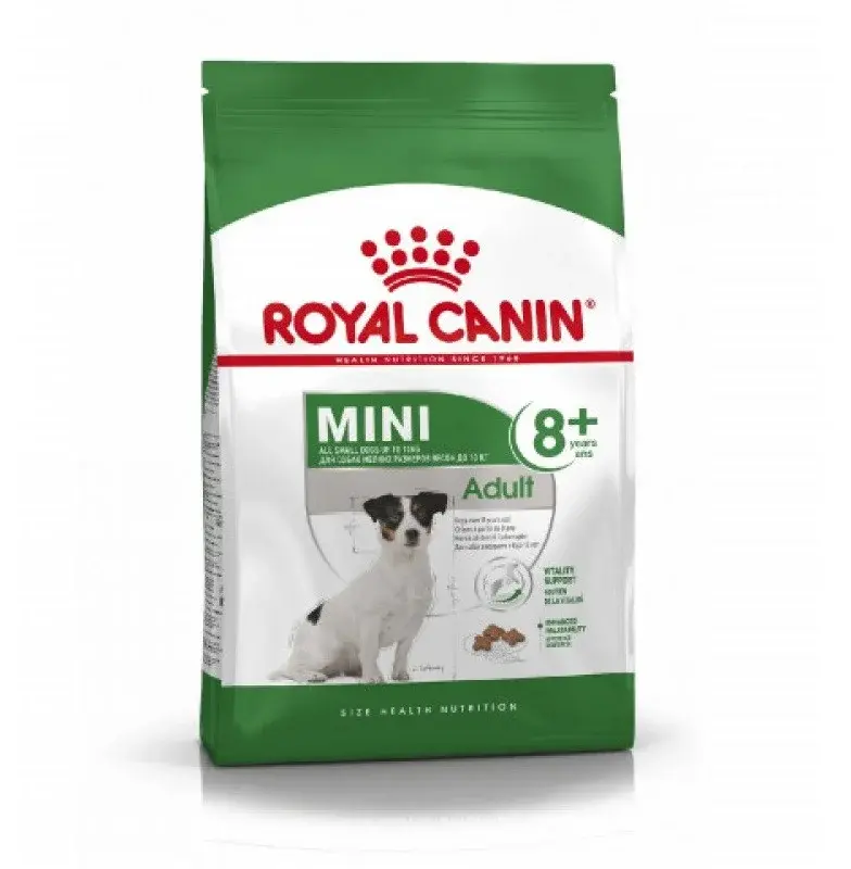 Royal Canin MINI ADULT 8+ 8 кг для собак мелких пород старше 8 лет, 8 кг