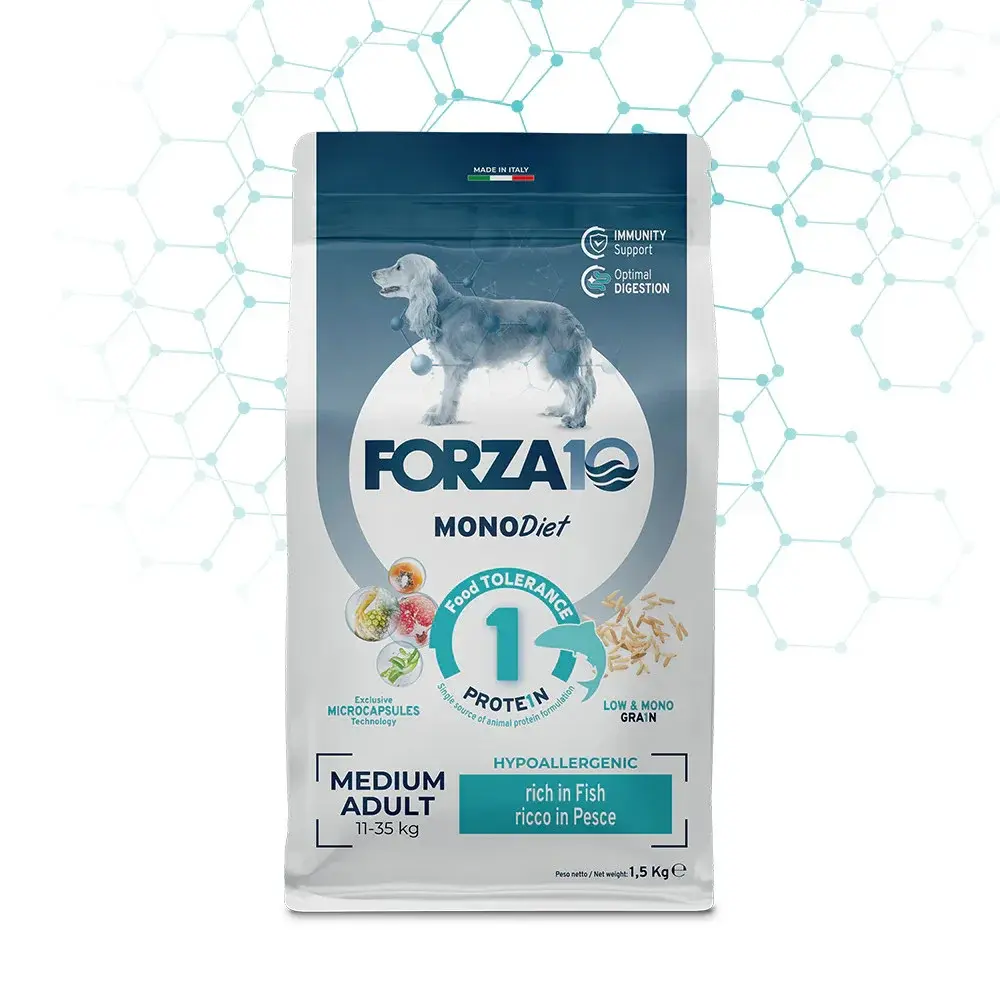 Forza10 Medium Diet Pesce для собак средних пород с рыбой 1,5 кг Код: 8020245011724