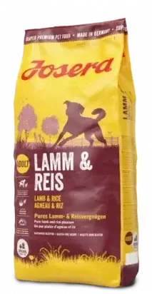 Josera Lamm&Ries (22/11) Ягненок с рисом полноценный сухой корм для взрослых собак, 15 кг