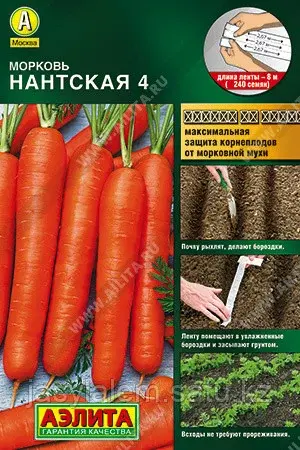 Морковь Нантская 4 На Ленте Аэлита