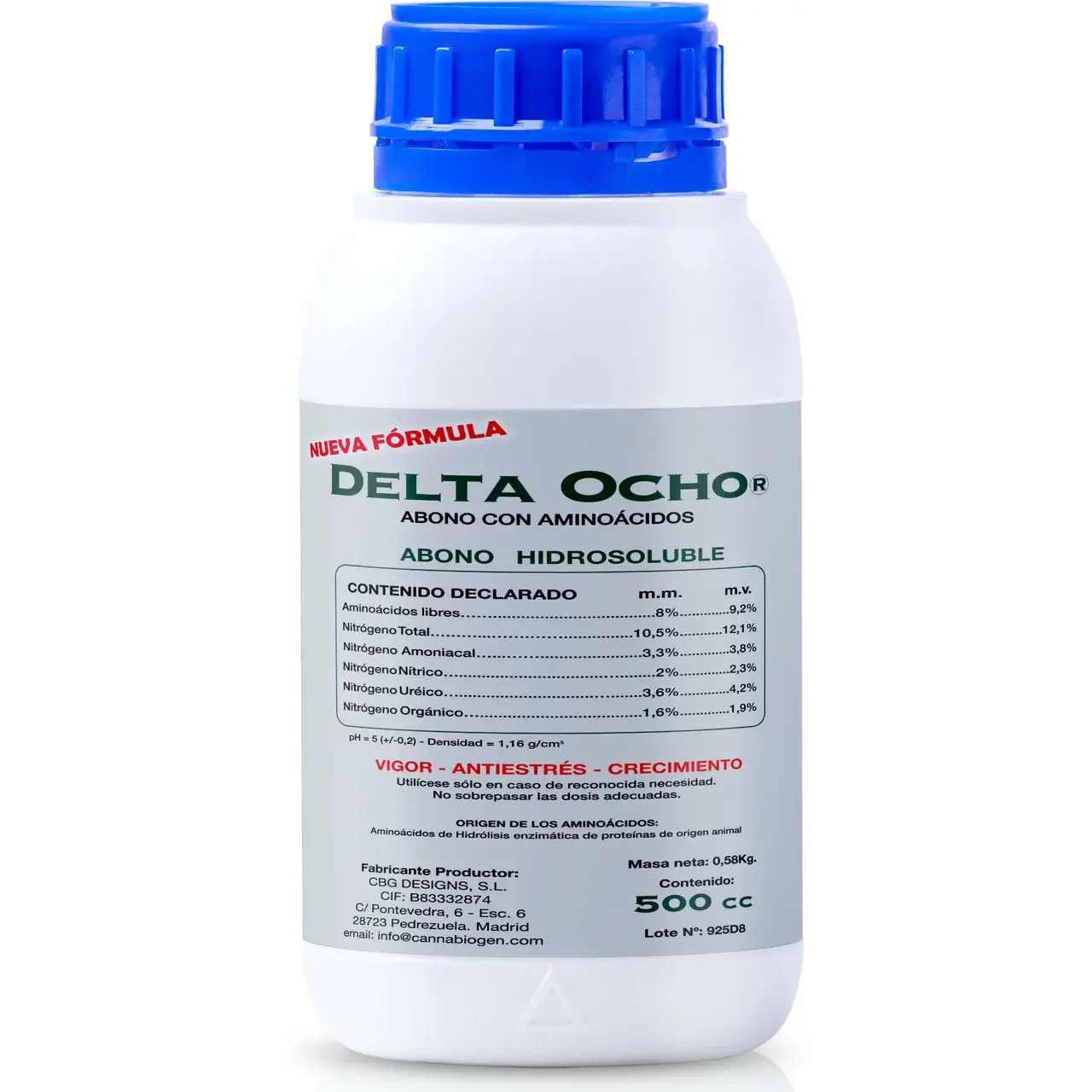 CANNABIOGEN DELTA EIGHT (OCHO) 500 ml (Биостимулятор роста)