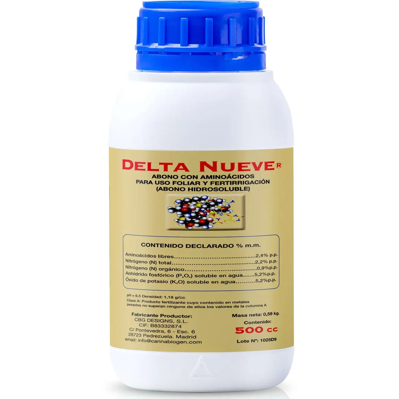 CANNABIOGEN DELTA NINE (NUEVE) 500 ml (Cтимулятор метаболизма)
