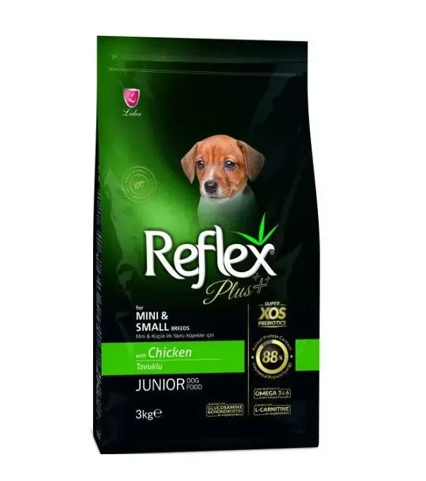 Reflex Mini & Small Breeds Junior Chicken 3 кг для щенков мелких пород на курице