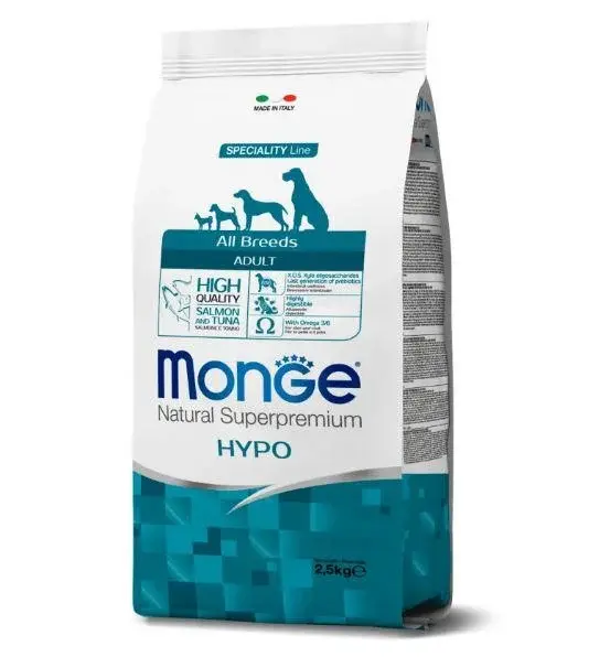Monge Dog Adult All Breeds Hypoallergenic 2,5 кг гипоаллергенный корм для собак всех пород Код: 8009470011167