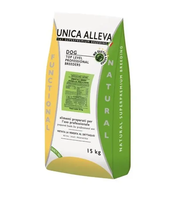 Unica Alleva Natura All Breed Lamb, rice and broad beans 15 кг, для взрослых собак всех пород ягненок, рис и бобы Код: 2760339