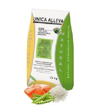 Unica Alleva Natura Mini salmon, rice and peas 1 кг, для взрослых мелких пород с лососем, рисом и горохом. Код: 2760340
