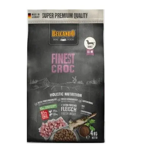 Belcando Finest Croc для взрослых привередливых собак мелких и средних пород, 4 кг Код: 4002633558105