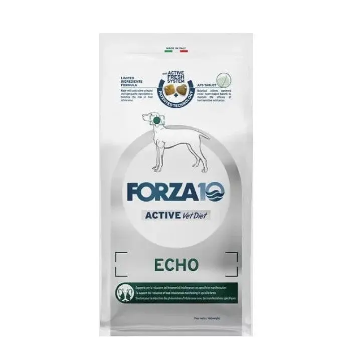 Forza10 Active Echo (OTO) для собак всех пород, при заболеваниях органов слуха, с рыбой, 10 кг Код: 8020245100466