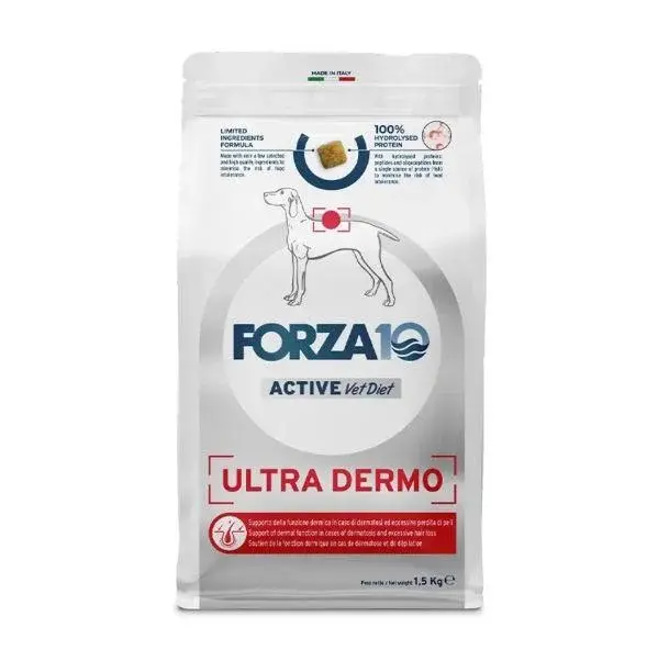 Forza10 Ultra Dermo Active для собак всех пород с патологиями кожного покрова 1,5 кг Код: 8020245713345