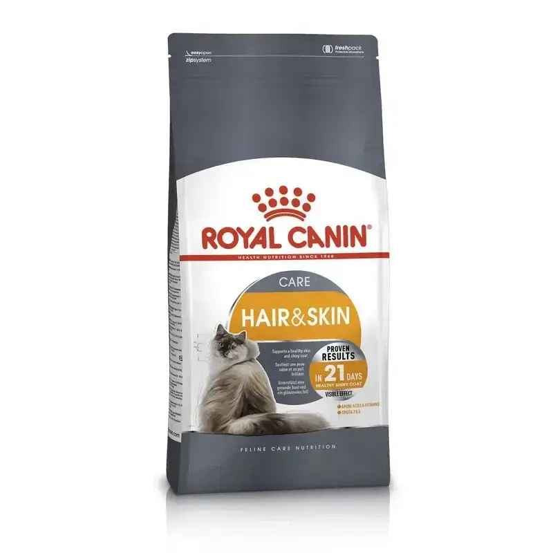 Royal Canin HAIR & SKIN CARE для поддержания здоровья и шерсти кошек., 400 гр Код: 3182550721721