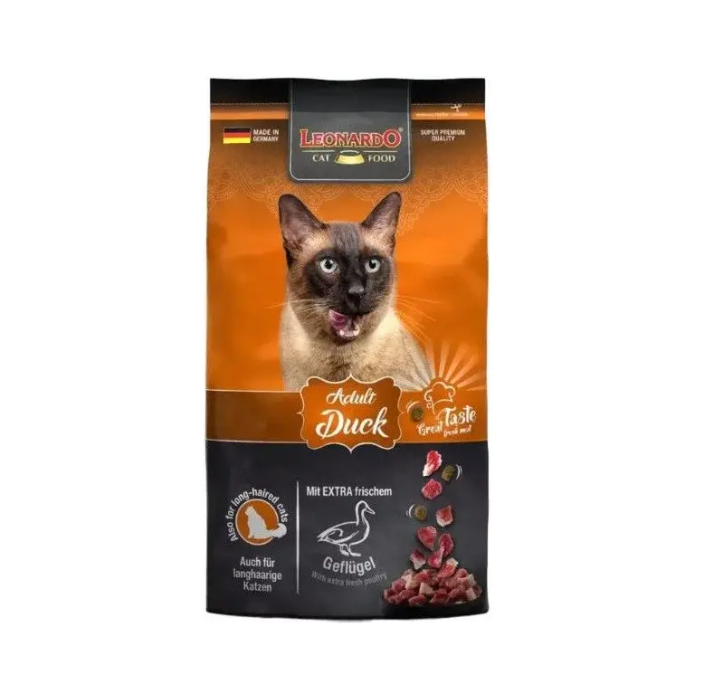 Leonardo Sensitive Adult Duck & Rice 15 кг гипоаллергенный для кошек утка с рисом Код: 4002633758335