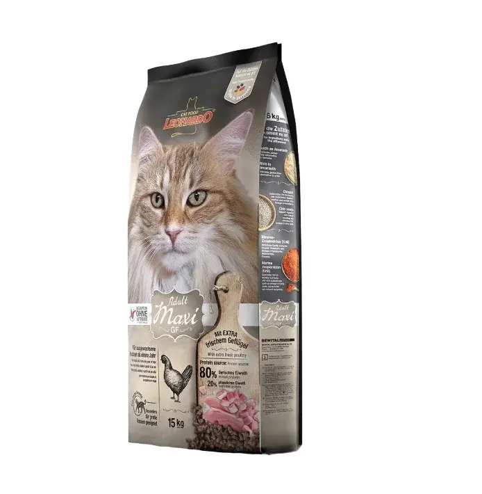 Leonardo Adult Grain Free Maxi 15 кг ля взрослых кошек крупных пород Код: 4002633758515