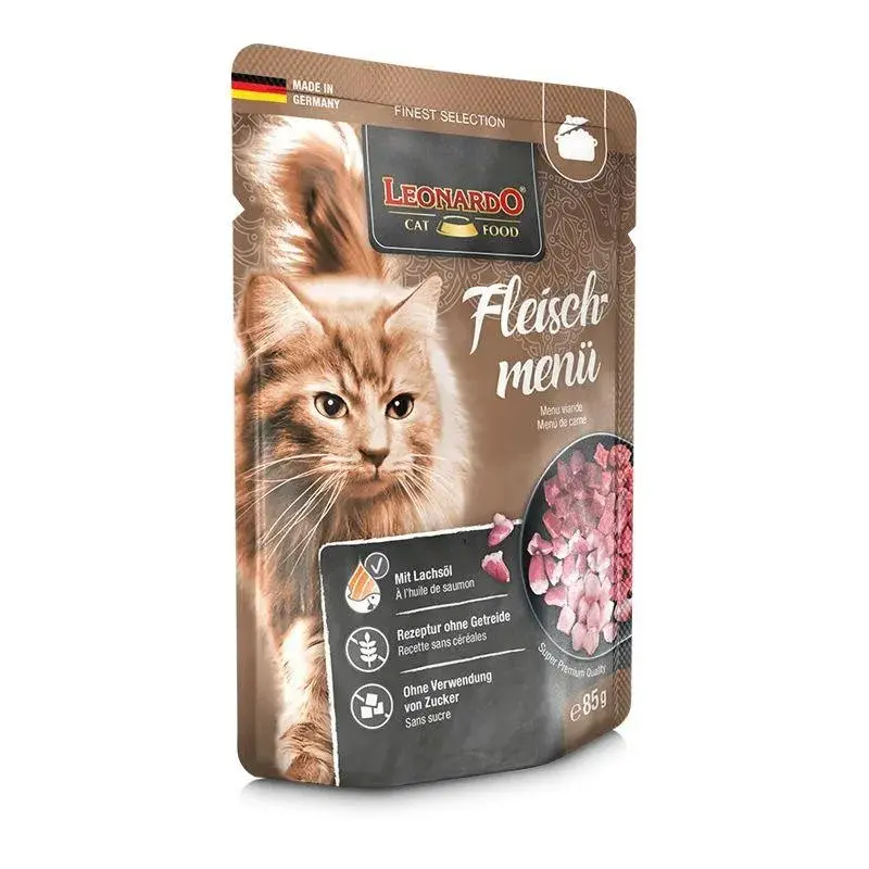Leonardo Finest Selection Meat Menu для кошек мясной микс 85 г