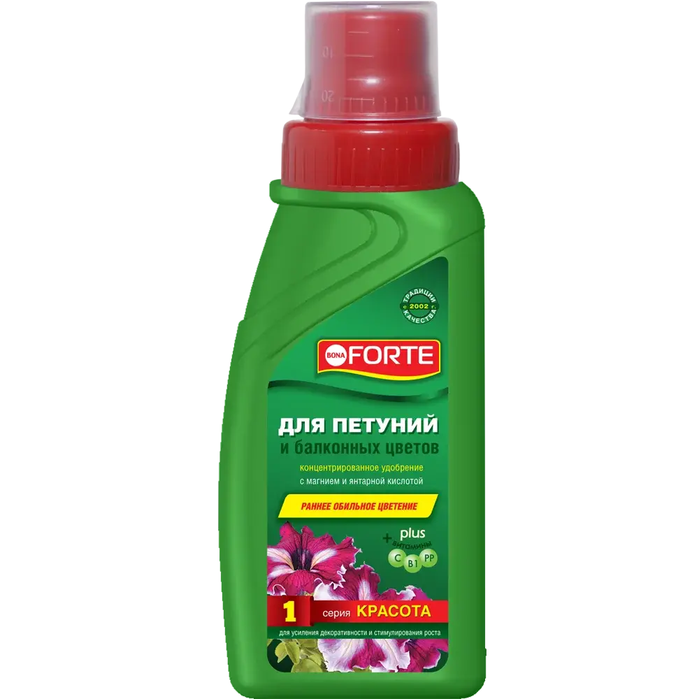 Удобрение Bona Forte для Петуний и балконных цветов №1 Красота Код: 00000028692