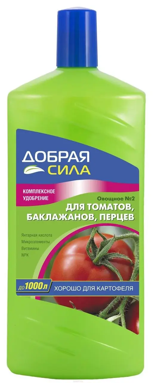 Удобрение Добрая сила для томатов, баклажан , перецев 1 л Код: BK000006272