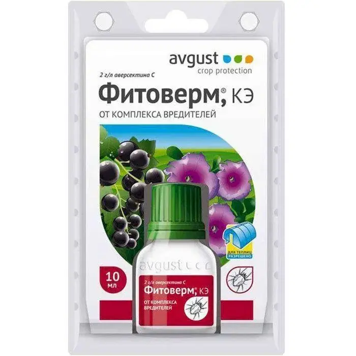 Удобрение Фитоверм 10 мл Август Код: 10-00008583