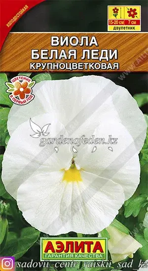 Семена виолы Аэлита "Белая Леди". Код: 28038