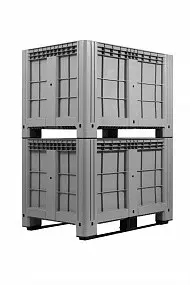 Пластиковый контейнер iBox 1200х800 сплошной, на полозьях Код: 11.602F.91.РЕ.С9