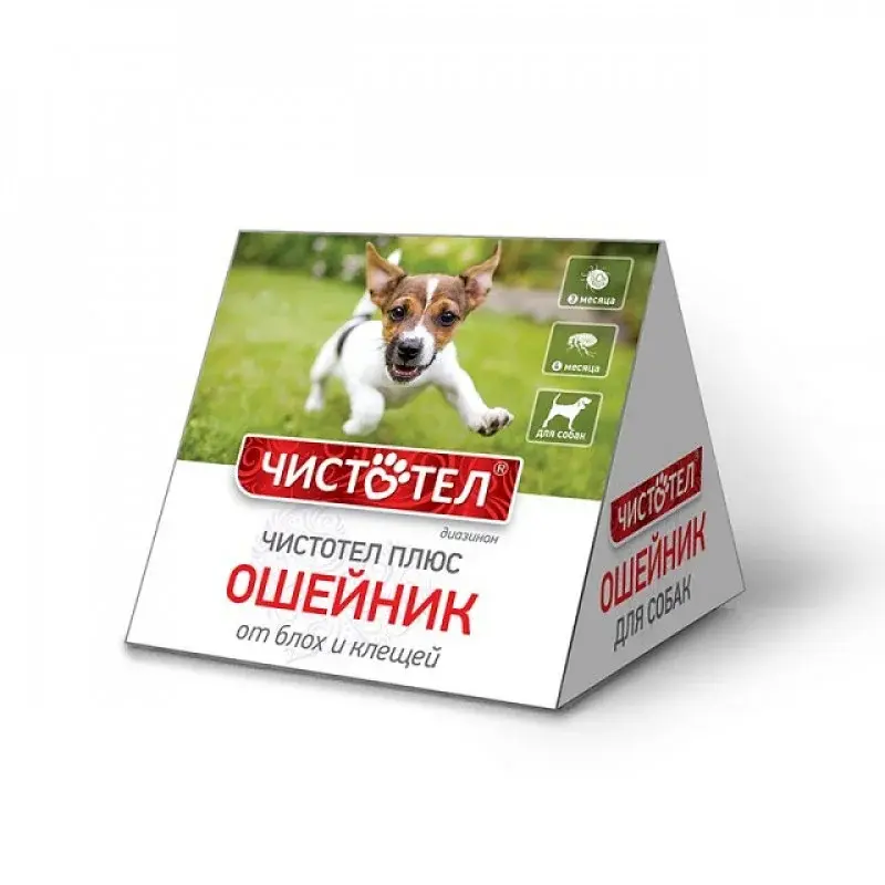 Ошейник от блох и клещей Чистотел плюс Домик