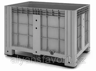 Пластиковый контейнер iBox 1200х800 сплошной, на полозьях Код: 11.602F.91.РЕ.С9