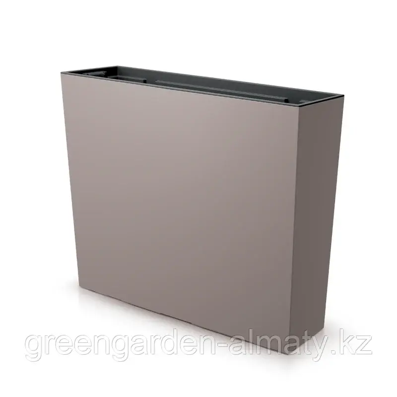 Горшок балконный с внутренней вставкой Urbi CASE Tower DUC600T | Prosperplast Мокка Код: DUC600T-7529U