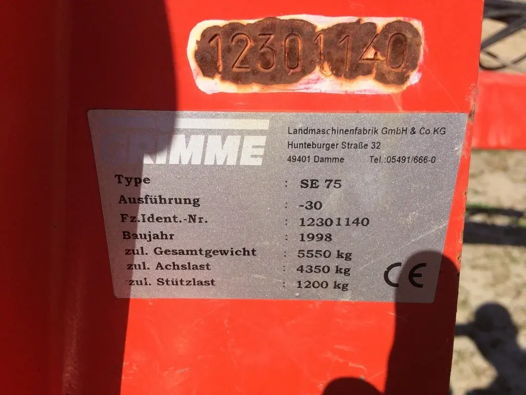 Картофелеуборочный комбайн Grimme 75-30 UB