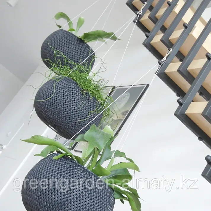 Горшок подвесной плетенный с внутренней вставкой Splofy Bowl DKSP 370WS | Prosperplast Код: DKSP370WS
