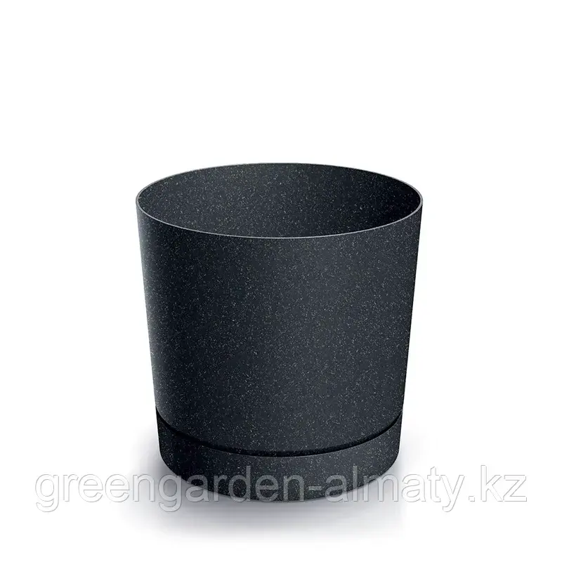 Горшок с поддоном Tubo ECO Wood DPOP240W | Prosperplast Натуро Код: DPOP240W-4665W