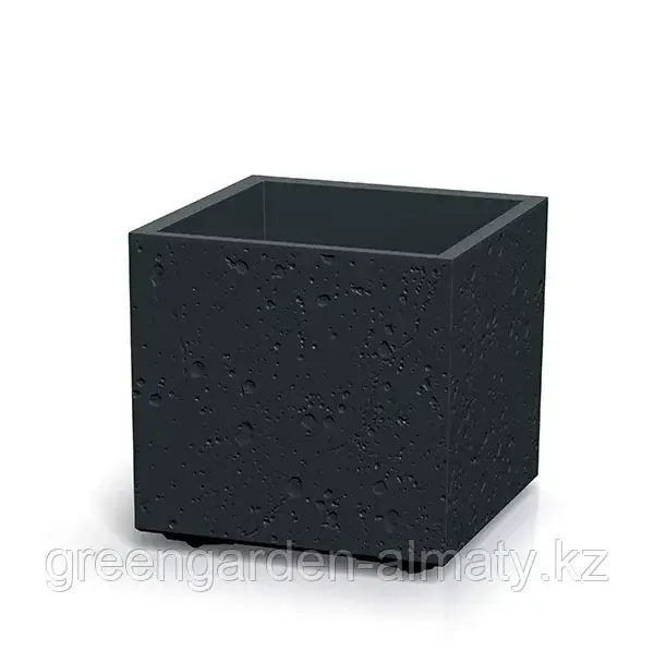 Горшок на колесиках Siera Square Beton Effect DSI300E | Prosperplast(Польша) Антрацитконкрит Код: DSI300E-B411
